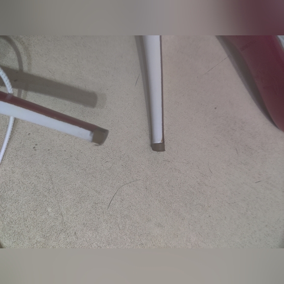 Christian Louboutin Sylvieta Lasercut White Lace-Up Heels US6.5 37 - Picture 4 of 12